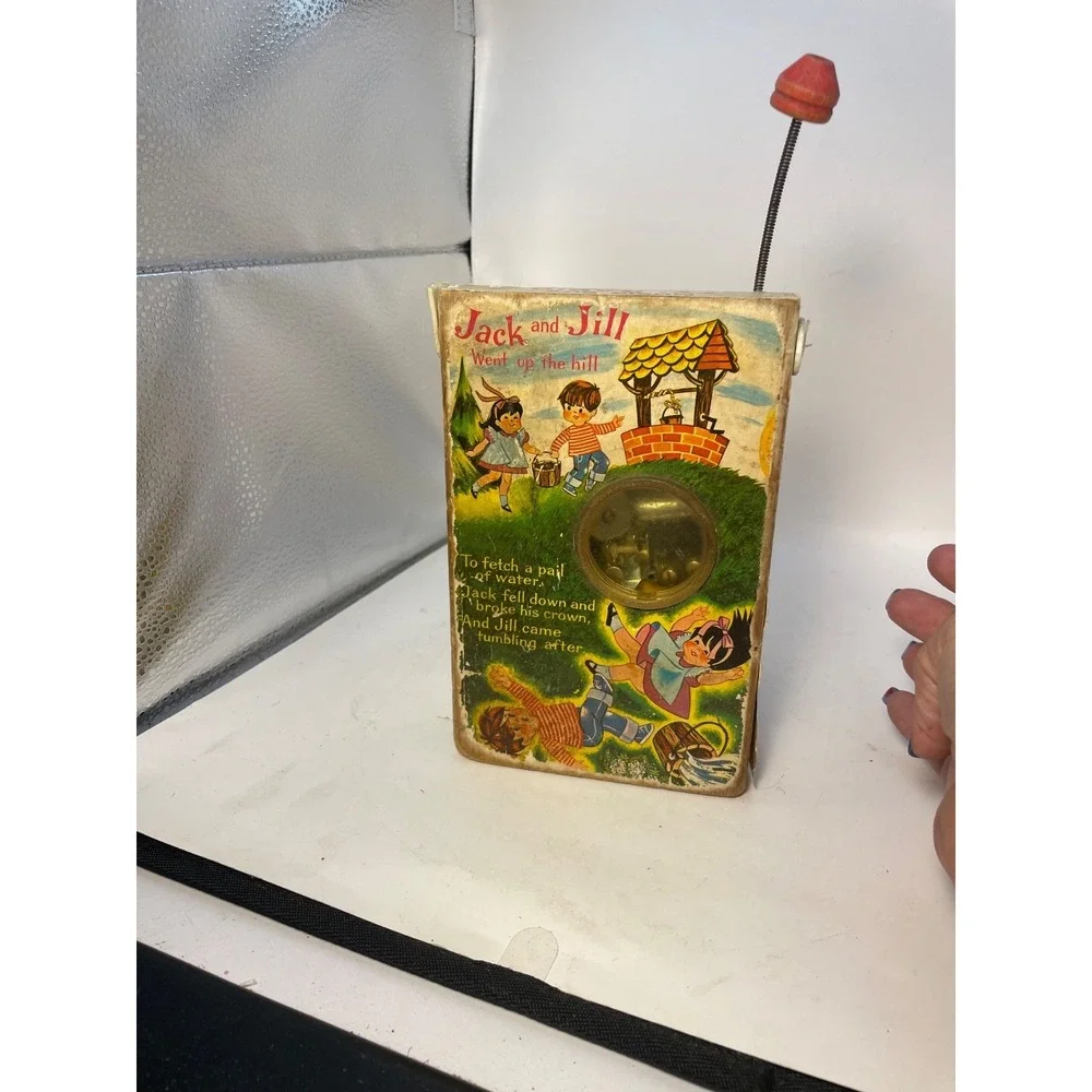 Vintage‎ Fisher Price 1968 Jack and Jill Music Box FP 1960s Toy Game Retro